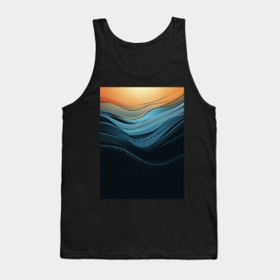 Minimalist Waves Tank Top